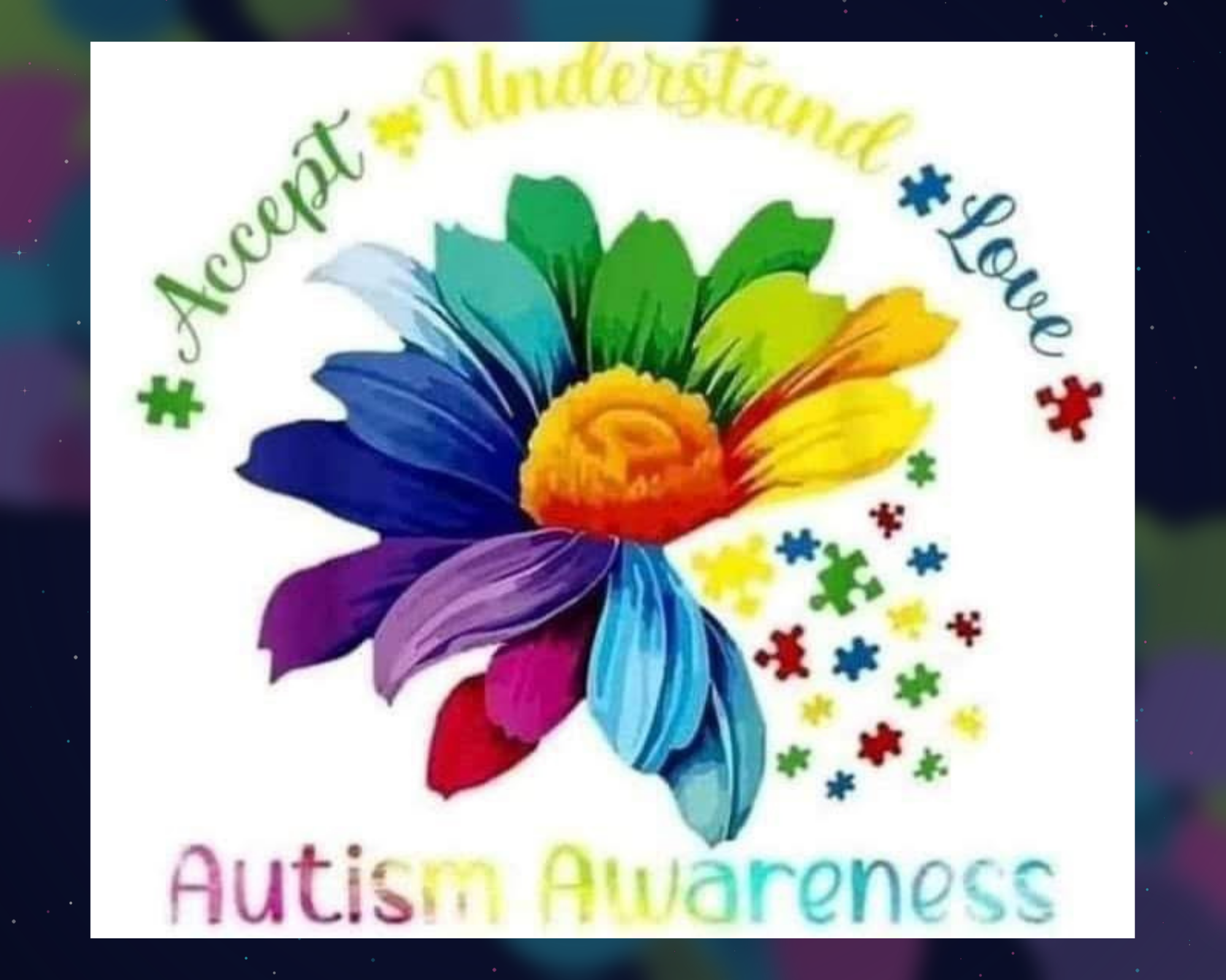 20 oz. Stainless Steel Tumbler Autism Awareness (Physical Sublimation Print) - AUT - 004