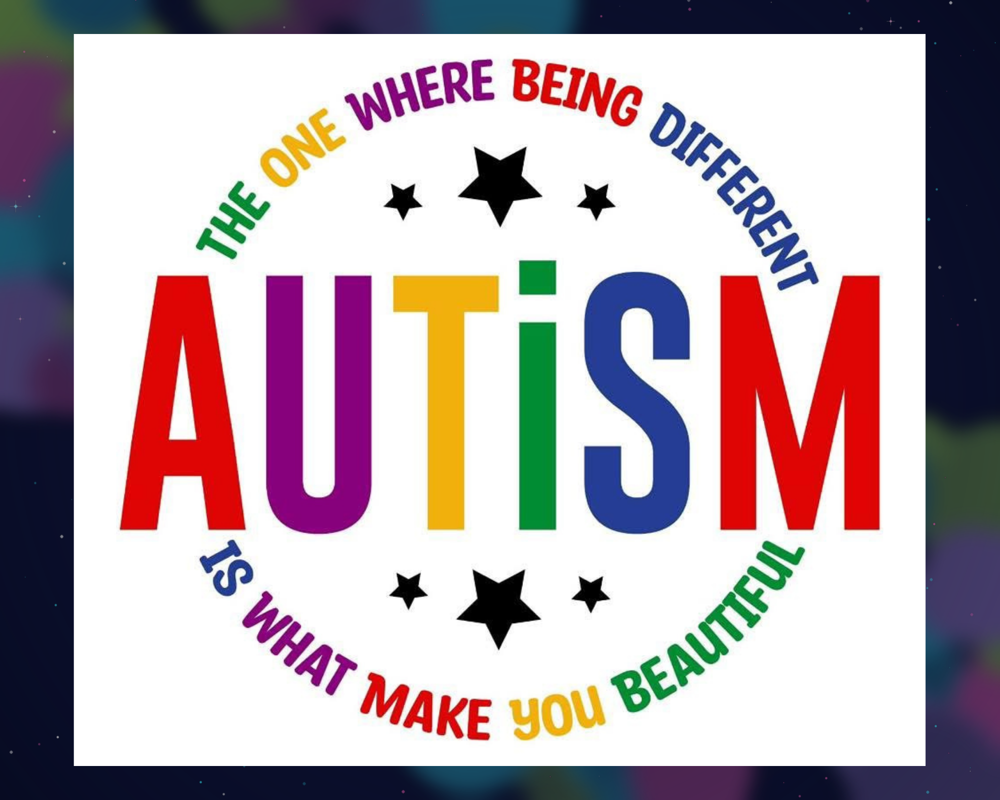 20 oz. Stainless Steel Tumbler Autism Awareness (Physical Sublimation Print) - AUT - 016