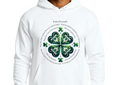 Irish Proverb Shamrock Hoodie – Celtic Clover St. Patrick’s Day Inspirational Sweatshirt